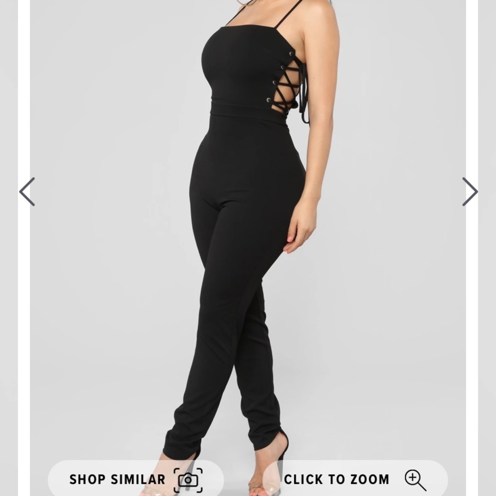 Fashion nova black jumpsuit